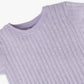 Girls Solid Round Neck T-Shirt
