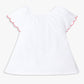 Girls Regular Fit Embroidered Round Neck T-Shirt