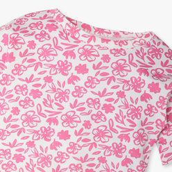 Girls Regular Fit Printed Crew Neck T-Shirt