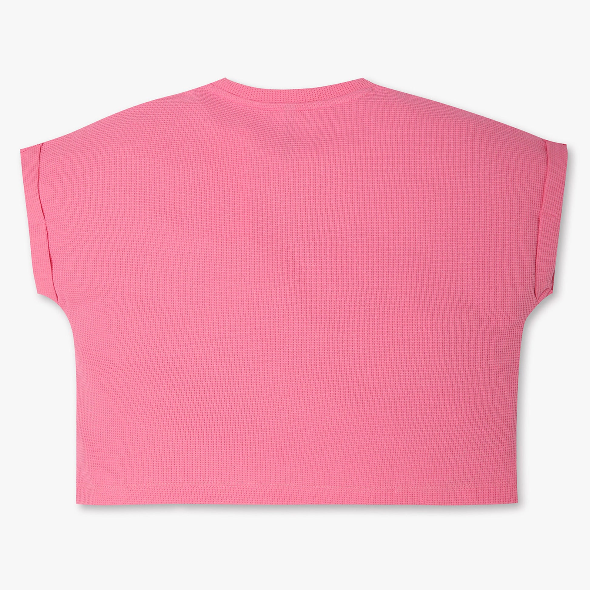 Girls Regular Fit Printed Crew Neck T-Shirt