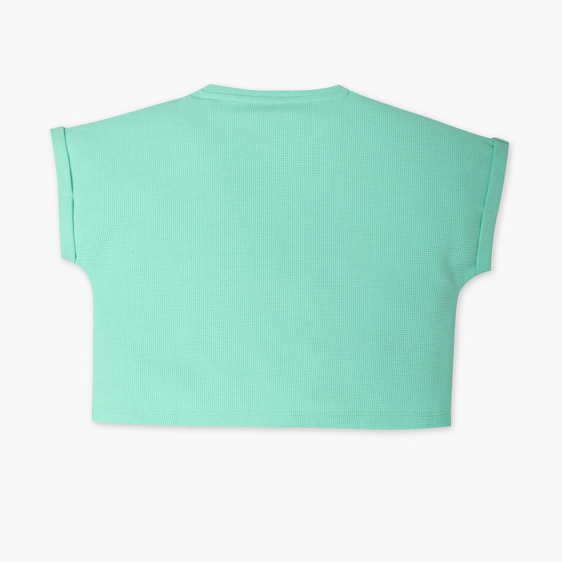Girls Regular Fit Printed Crew Neck T-Shirt