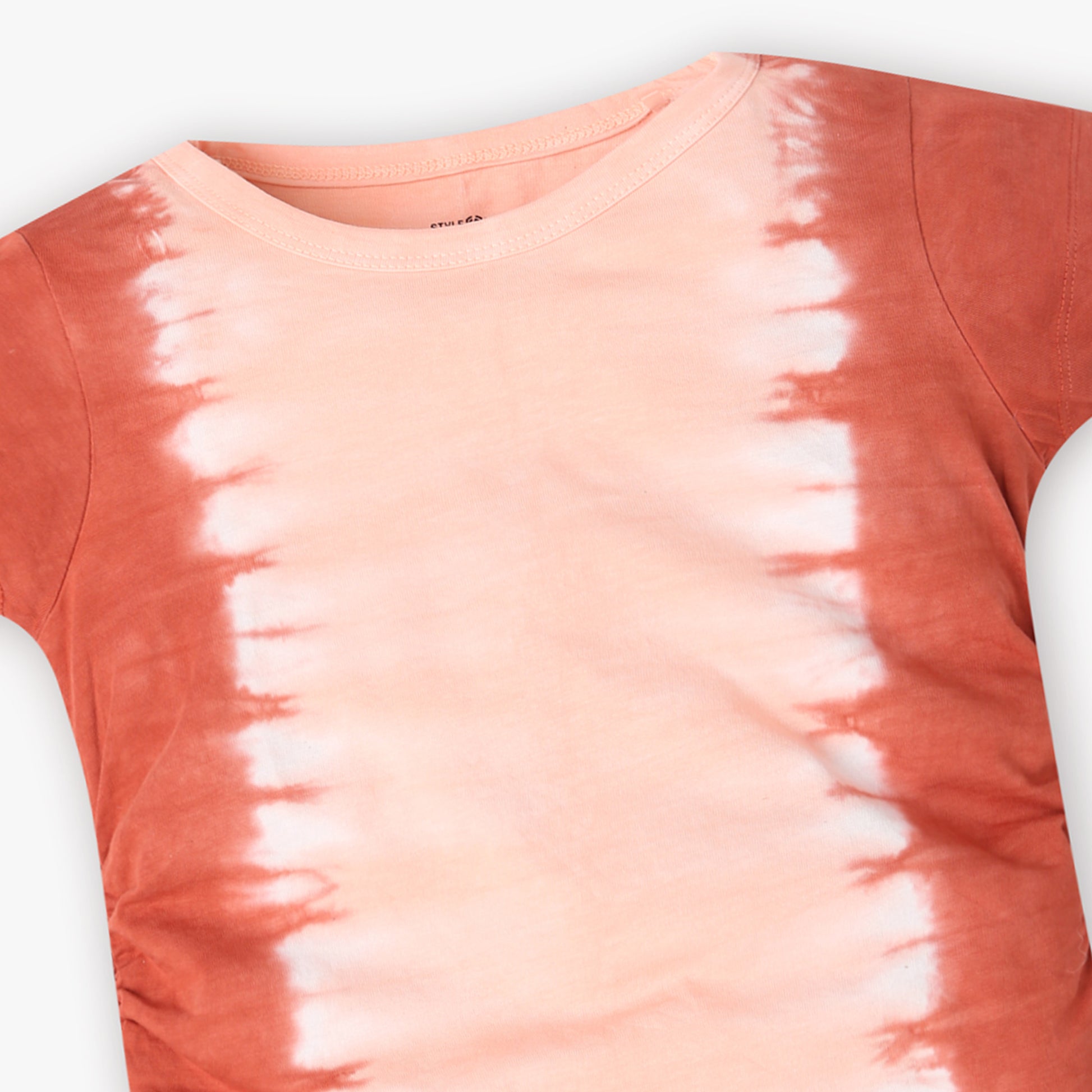 Girls Cotton Tie-Dye Skiddle T-Shirt