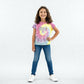 Girls Cotton Printed Skiddle T-Shirt