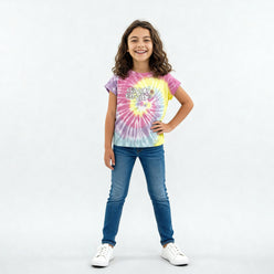 Girls Cotton Printed Skiddle T-Shirt