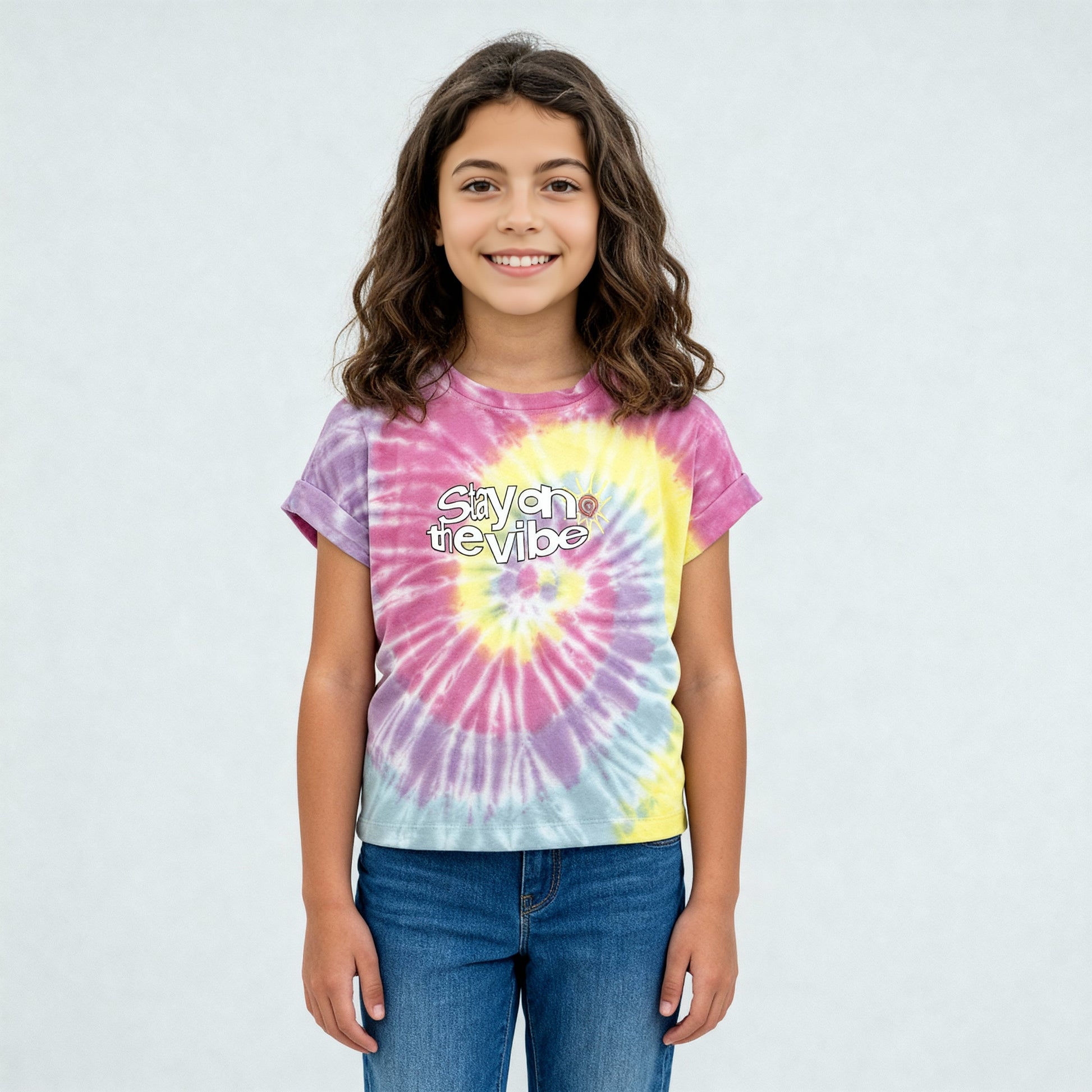 Girls Cotton Printed Skiddle T-Shirt