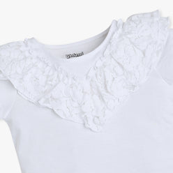 Buy Girls Regular Fit Solid Short Sleeve T-Shirt  - Style Union