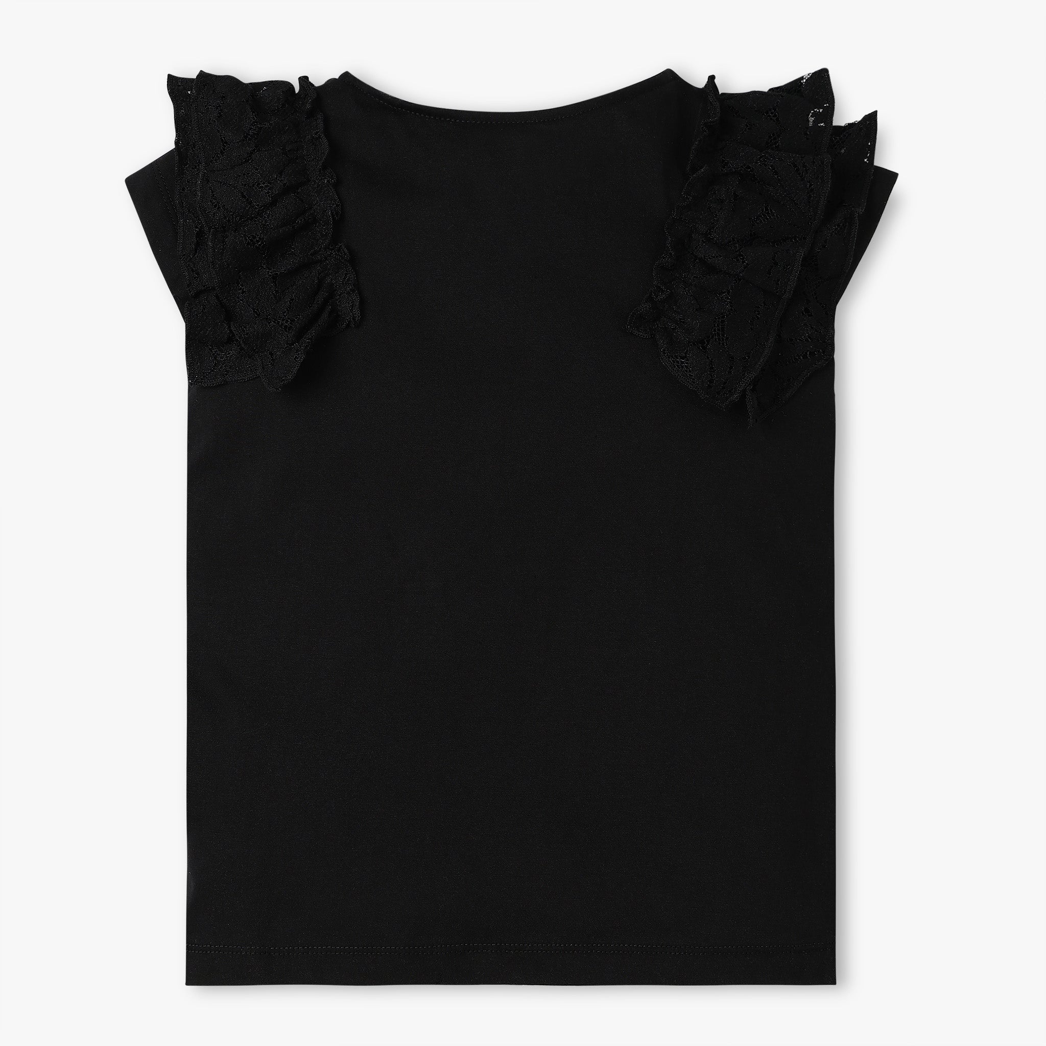 Buy Girls Regular Fit Solid Short Sleeve T-Shirt  - Style Union