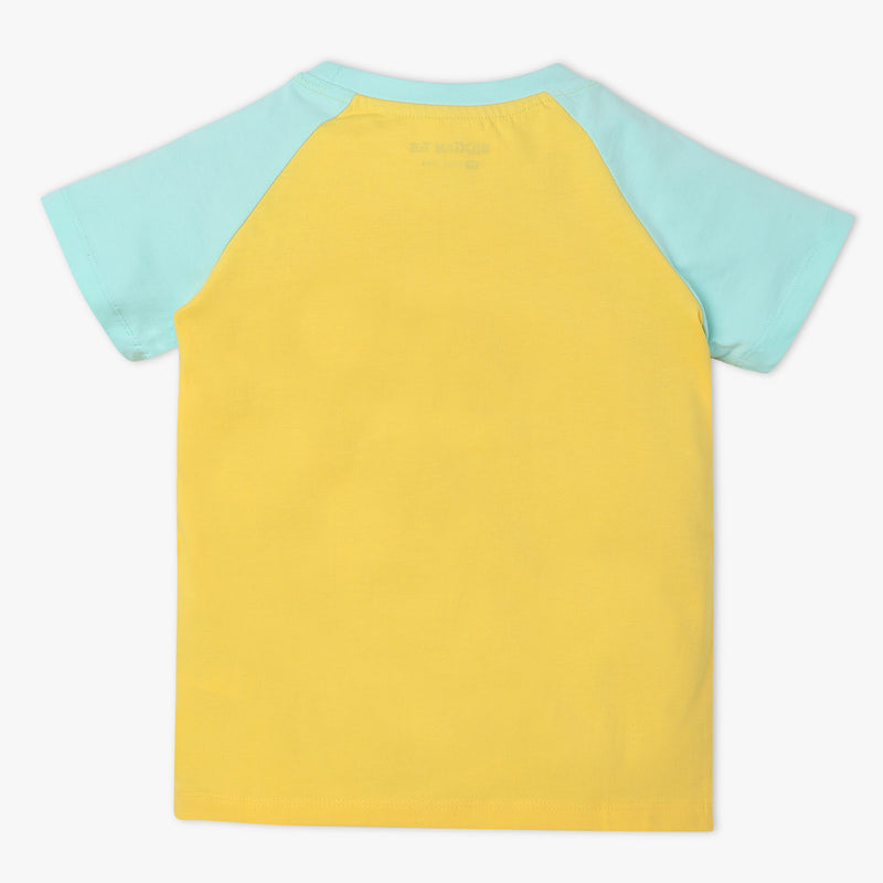 Girls Regular Fit Graphic Crew Neck Short Sleeve T-Shirt