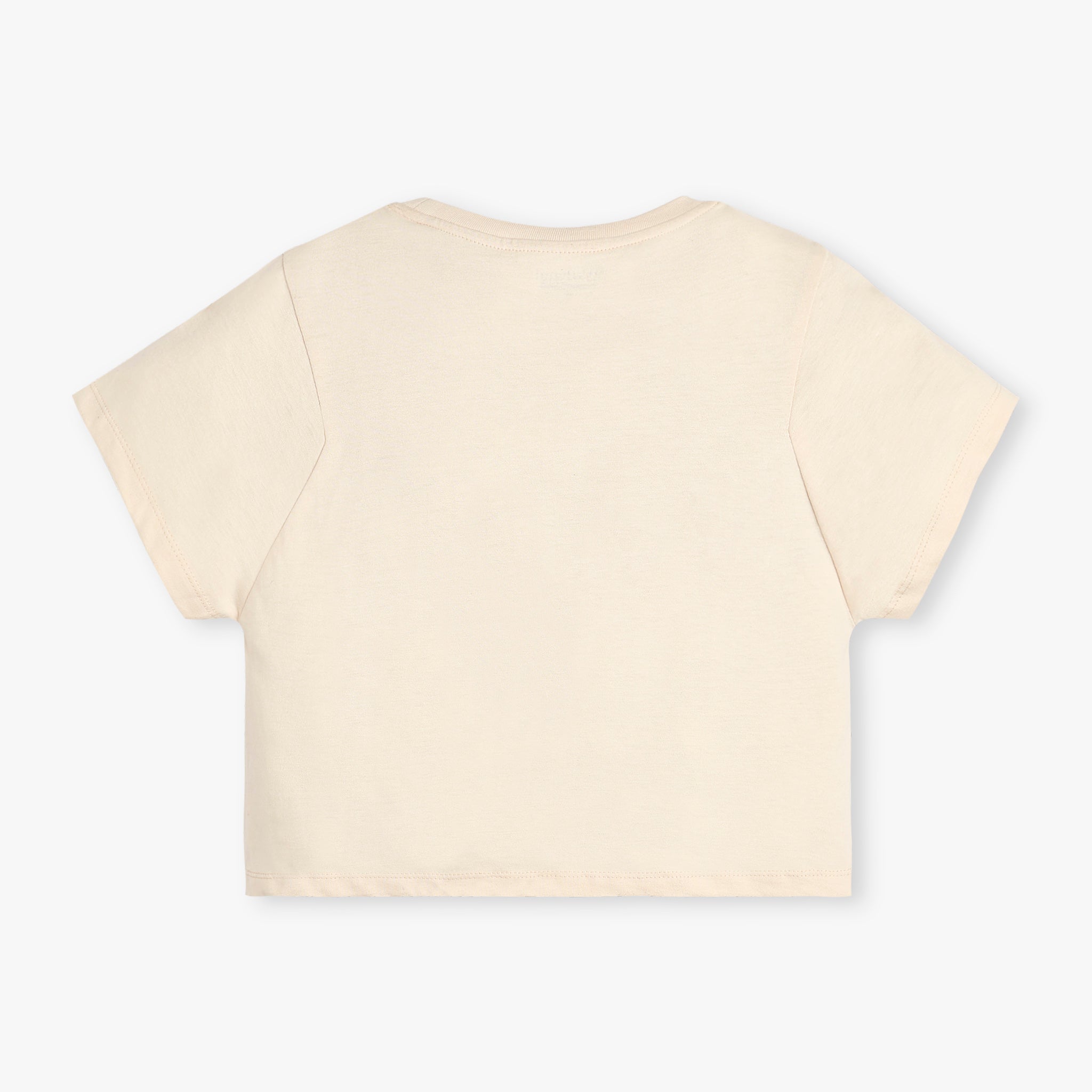 Buy Girls Boxy Fit Solid Short Sleeve T-Shirt  - Style Union