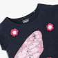 Girls Cotton Printed Weekend T-Shirt