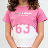 Girls Cotton Graphic Weekend T-Shirt