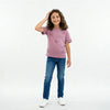 Girls Cotton Crew Neck T-Shirt