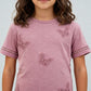 Girls Cotton Crew Neck T-Shirt