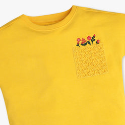 Buy Girls Boxy Fit Solid Short Sleeve T-Shirt  - Style Union