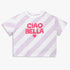 Girls Cotton Striped Weekend T-Shirt