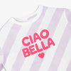 Girls Cotton Striped Weekend T-Shirt