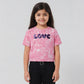Girls Cotton Tie - Dye Skiddle T-Shirt