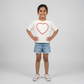 Girls Embellished Crew Neck T-Shirt
