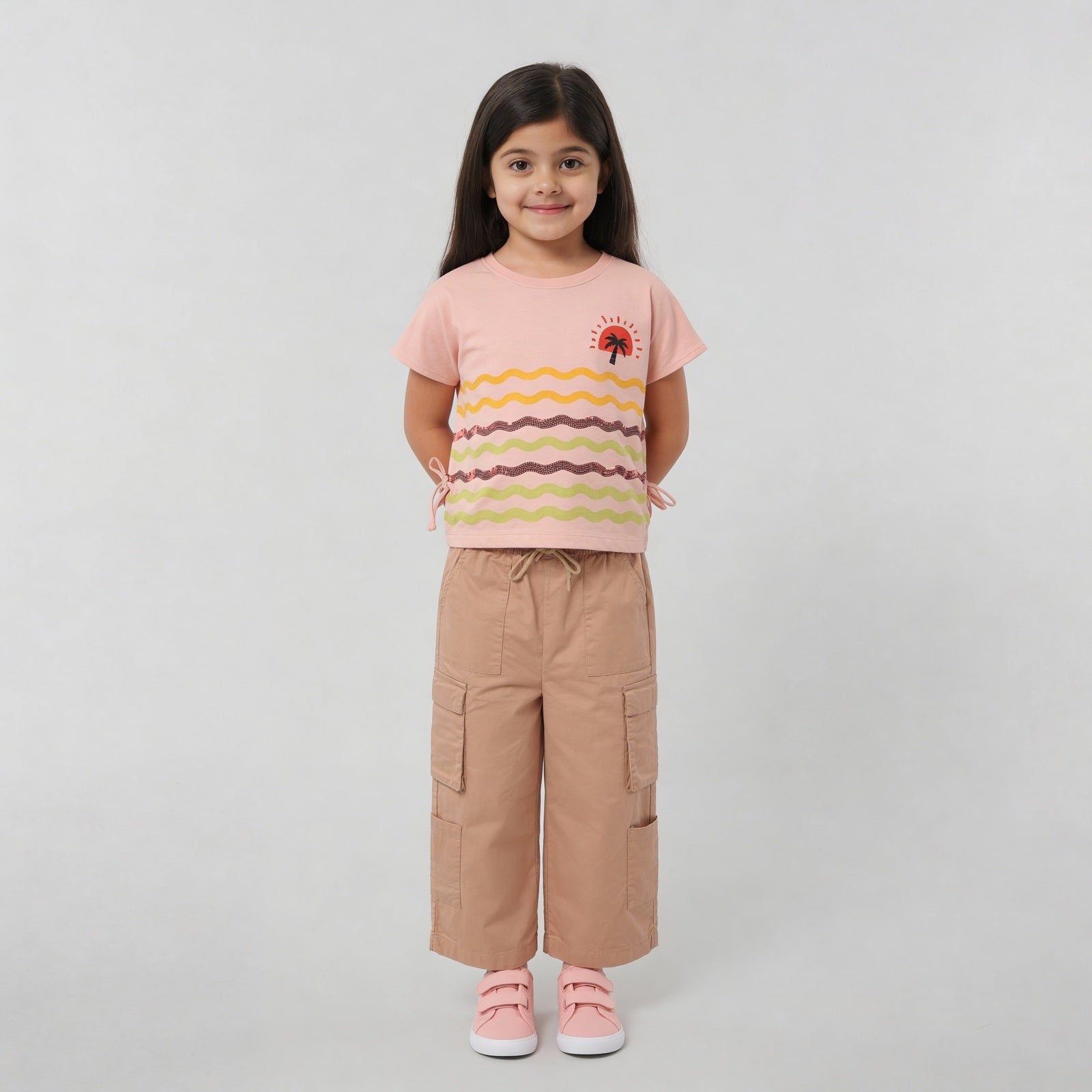 Cotton Embellished Short Sleeve T-Shirt