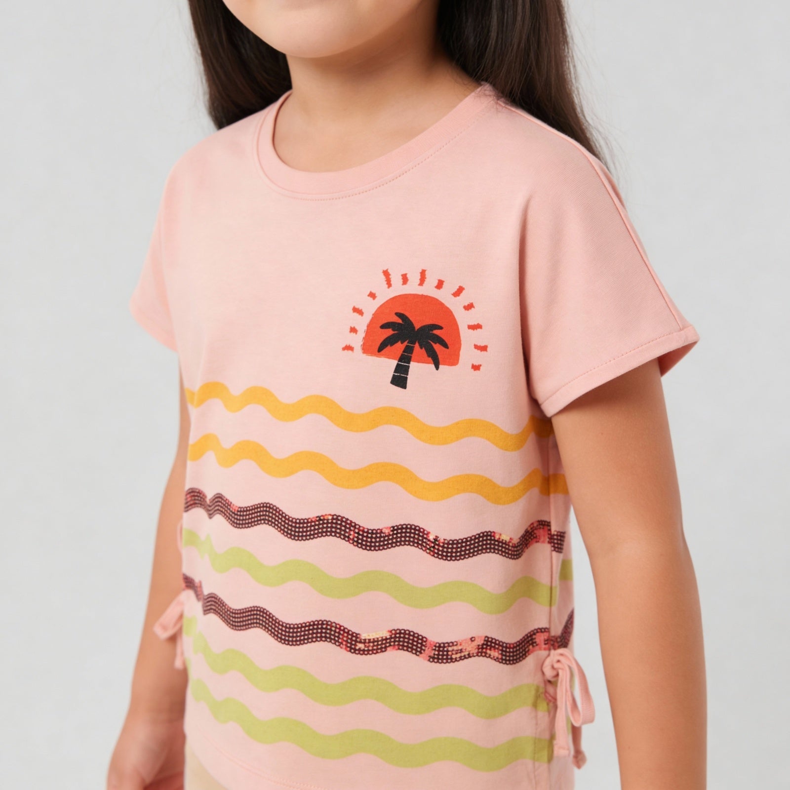 Cotton Embellished Short Sleeve T-Shirt