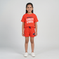 Girls Printed Crew Neck T-Shirt