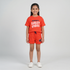 Girls Printed Crew Neck T-Shirt
