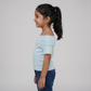 Girls Solid Off Shoulder T-Shirt