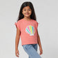 Girls Embellished Crew Neck T-Shirt