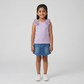 Girls Cotton Solid Crew Neck T-Shirt