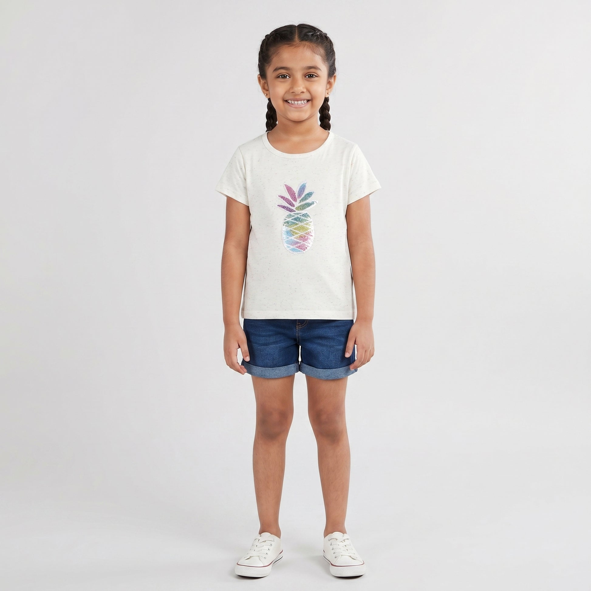 Girls Embroidered T-Shirt