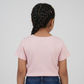 Girls Embellished Crew Neck T-Shirt