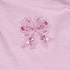 Girls Cotton Embellished Crew Neck T-Shirt