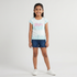 Girls Embellished Crew Neck T-Shirt