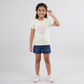 Girls Cotton Embellished Crew Neck T-Shirt