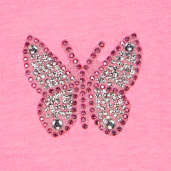 Girls Cotton Crew Neck T-Shirt