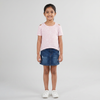 Girls Cotton Printed Crew Neck T-Shirt