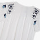Girls Flare Fit Embroidered Round Neck Top