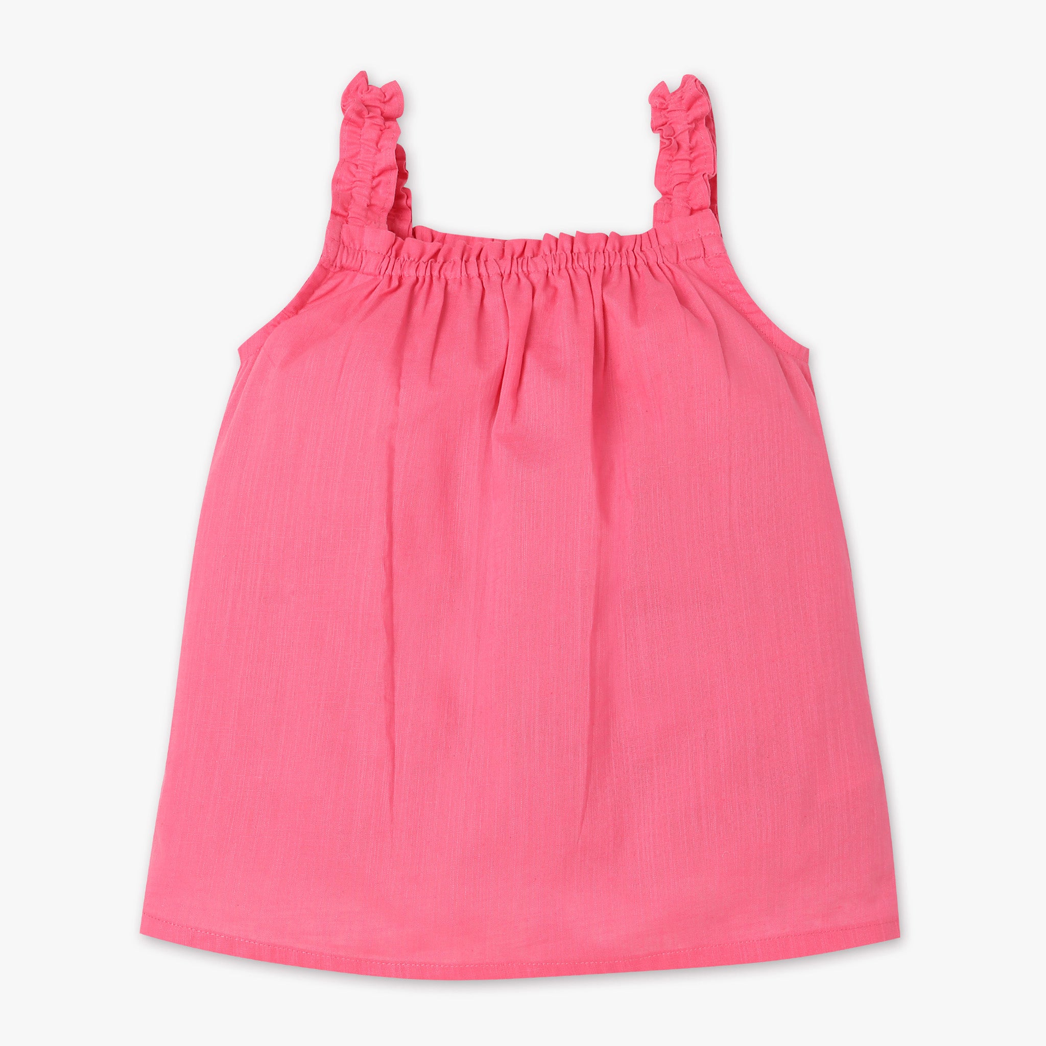 Girls Cotton Fabric Sleeveless Top