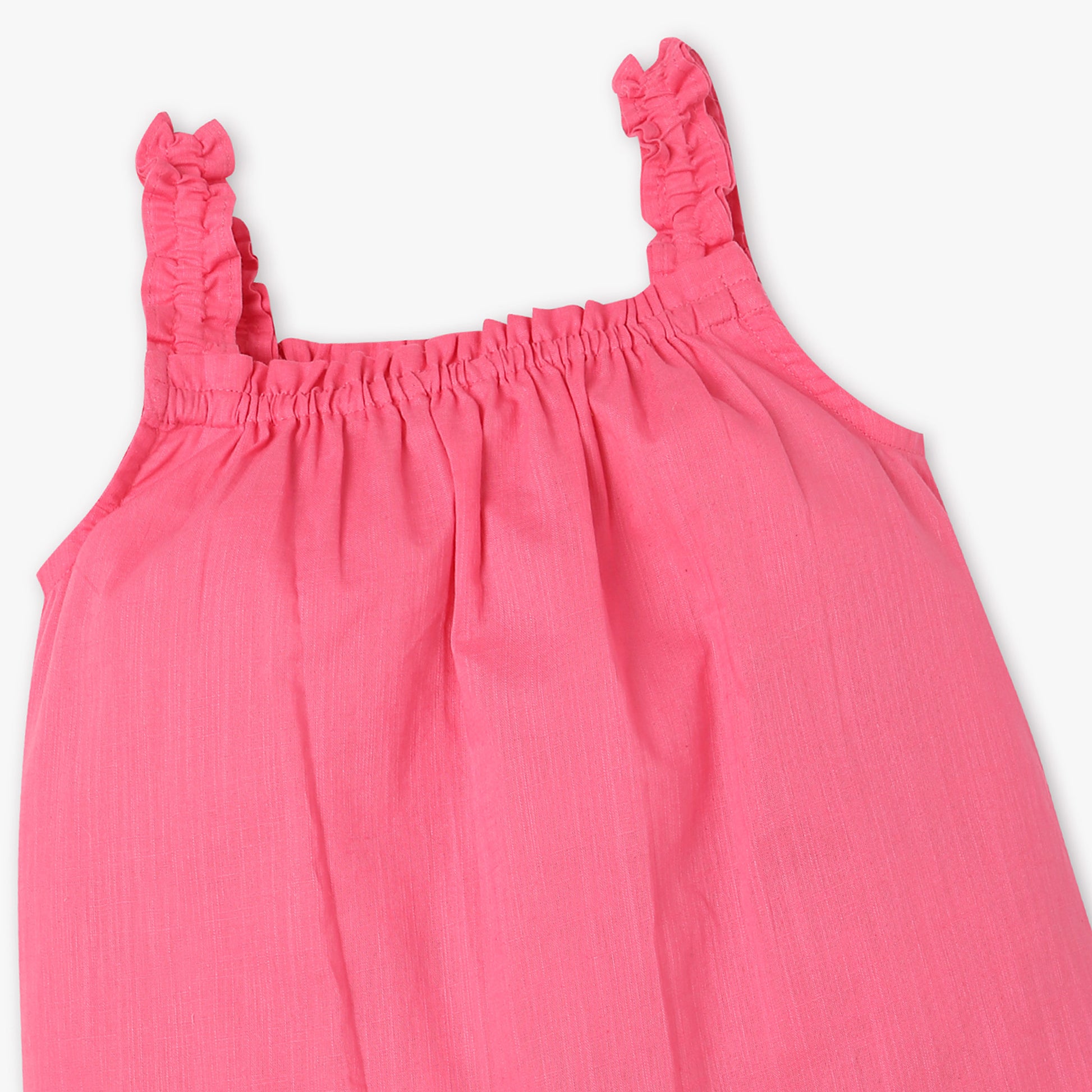 Girls Cotton Fabric Sleeveless Top
