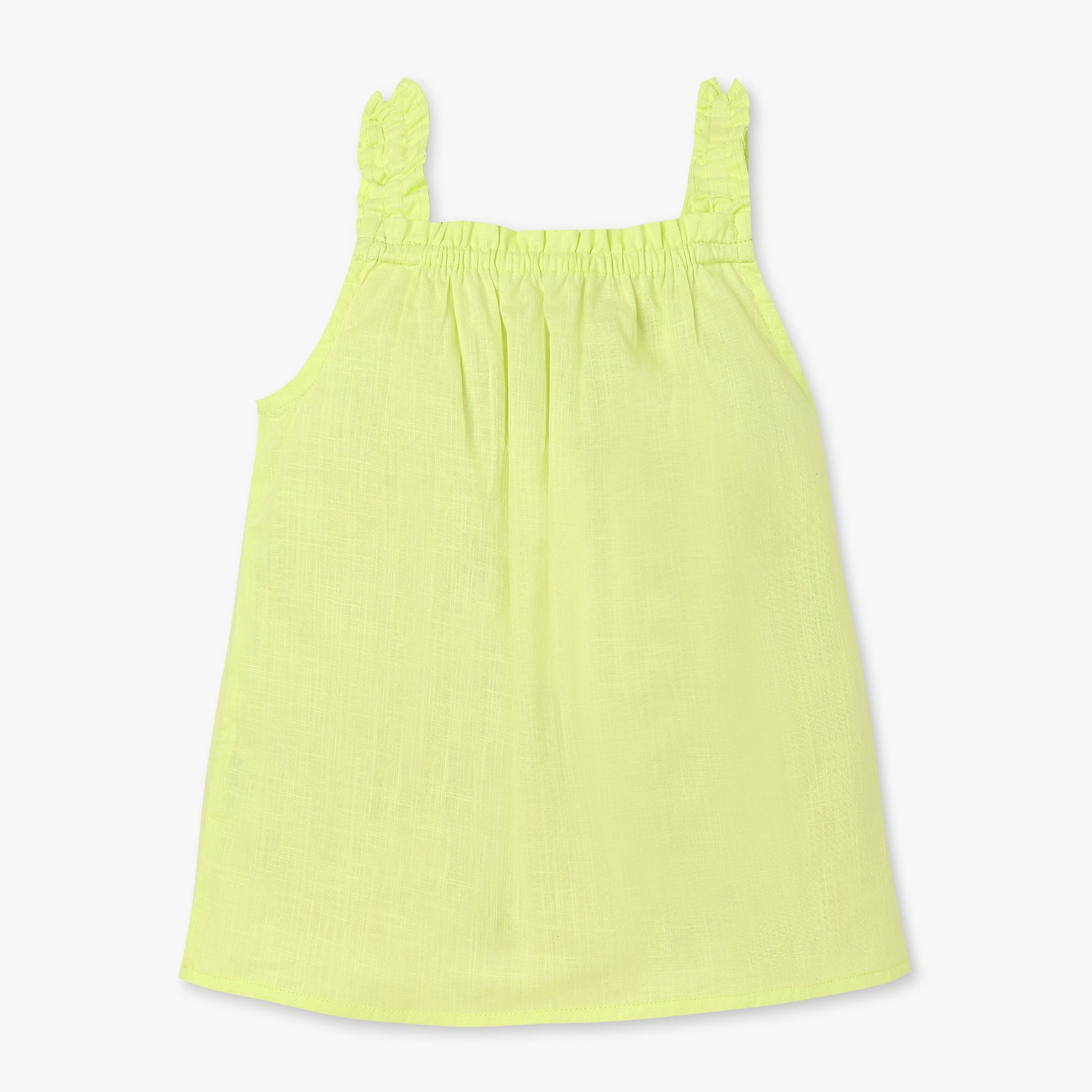 Girls Cotton Fabric Sleeveless Top