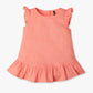 Girls Regular Fit Round Neck Solid Top