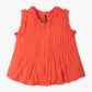 Girls Regular Fit Solid Round Neck Sleeveless Top