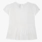 Girls Regular Fit Solid V-Neck Top