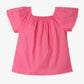 Girls Regular Fit Square Neck Solid Top