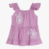 Girls Lace Pattern Woven Top