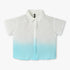 Girls Regular Fit Tie - Dye Shirt Collar Short Sleeve Top