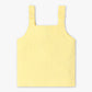 Girls Square Neck Sleeveless Solid Top