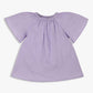 Girls Round Neck Woven Top