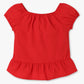 Girls Polyester Structured Top
