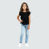 Girls Cotton Solid Top